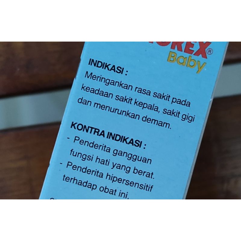 Termorex Drop Obat Penurun Demam Bayi / Paracetamol 60 Mg