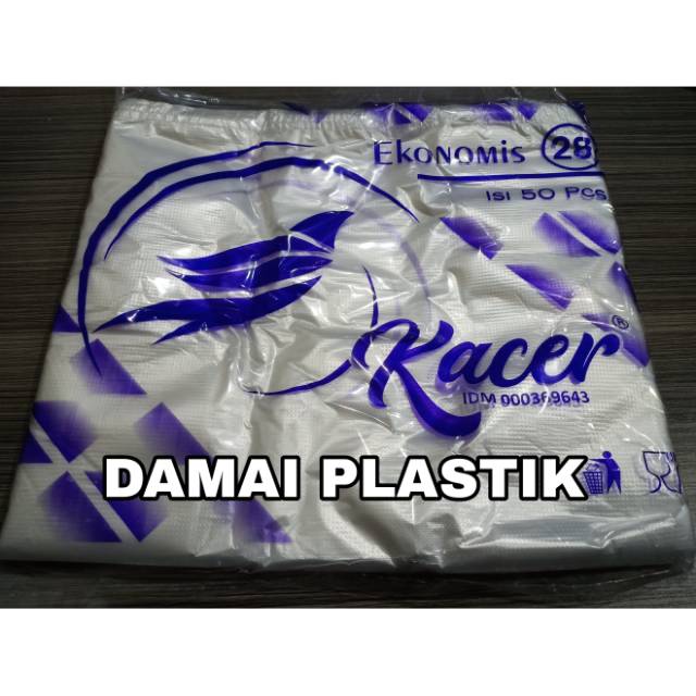 Plastik Kresek Ekonomis Bening Embos uk 28