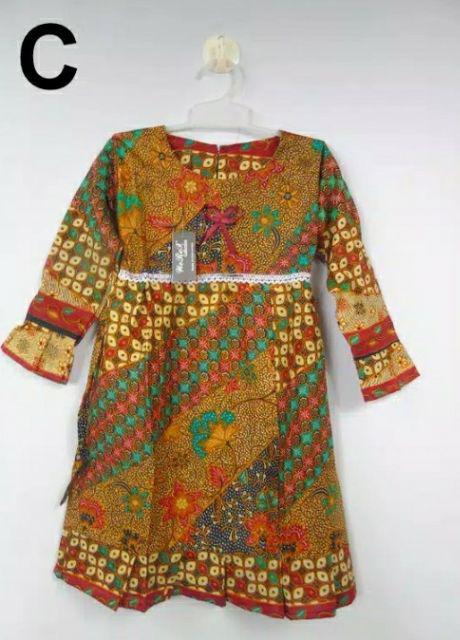 Gamis Batik Anak Usia 2 - 4,5 Th