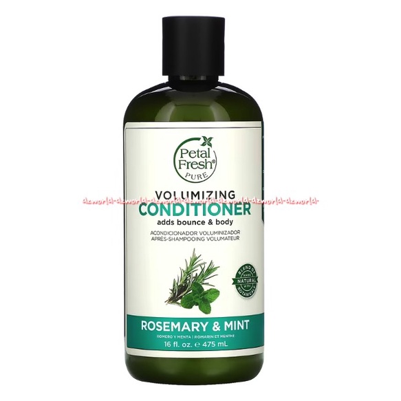 Petal Fresh Volumizing Conditioner 475ml Rosemary Mint Pelembut Rambut Petalfresh Konditioner Rambut