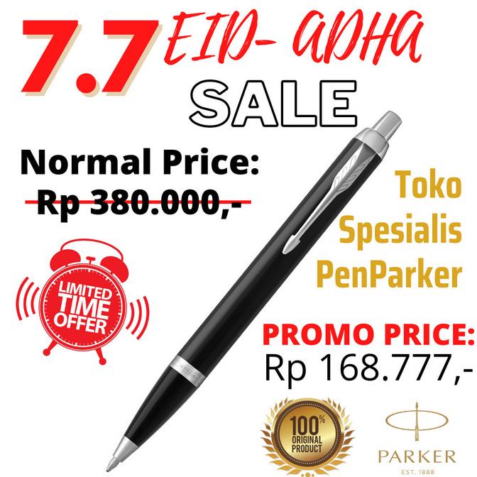 

BISA COD Parker IM Black Chrome Retractable Ballpoint with Chrome Trim - "ORI"/PULPEN GEL/PULPEN LUCU/PULPEN 1 PACK/PENSIL WARNA/PENSIL 2B/PENGHAPUS JOYKO/PENGHAPUS LUCU/RAUTAN PENSIL PUTAR/RAUTAN ELEKTRIK/SPIDOL WARNA/SPIDOL PERMANEN/SPIDOL