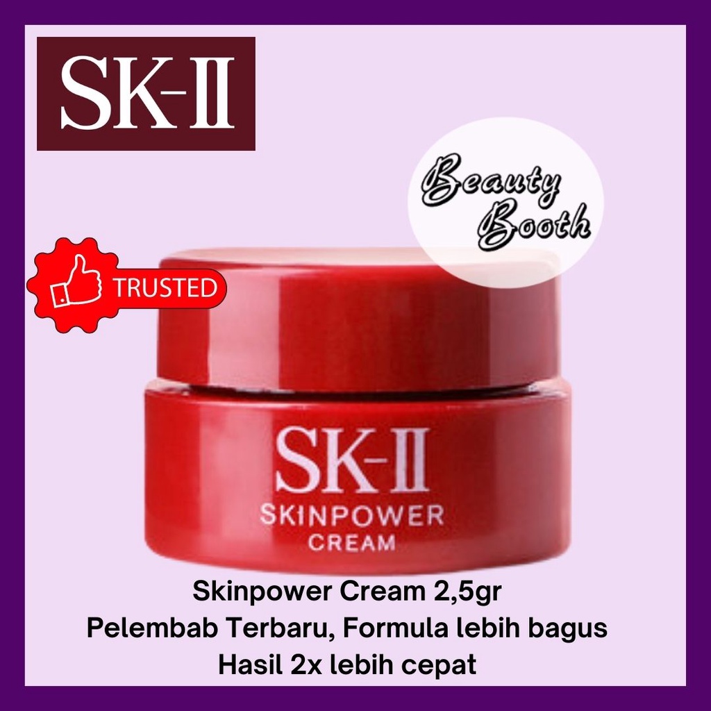 SK-II SKII SK2 SK II Skinpower Airy Milky Lotion 2,5gr RnA 2,5gr Skinpower Cream 2,5gr Pelembab