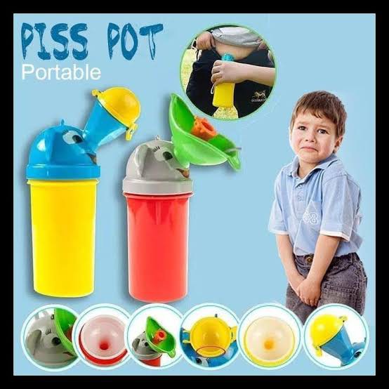 Travel Potty Portable - Botol Pispot Anak - Tempat Pipis Anak