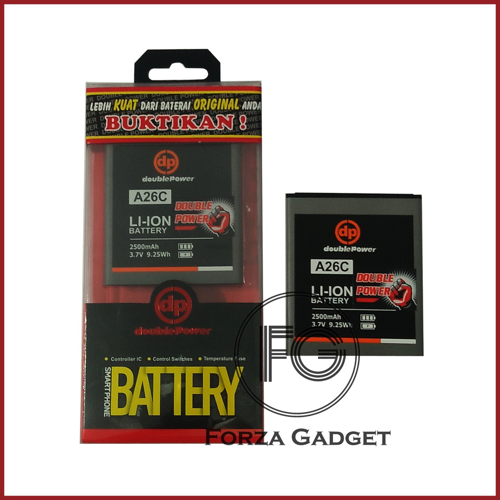 BATTERY DOUBLE POWER EVERCOSS A26C 2500MAH