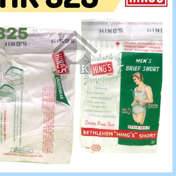 ۞ Celana Dalam Pria Hings HK (Size 32-36) | Kolor Laki Laki - 34 ♣