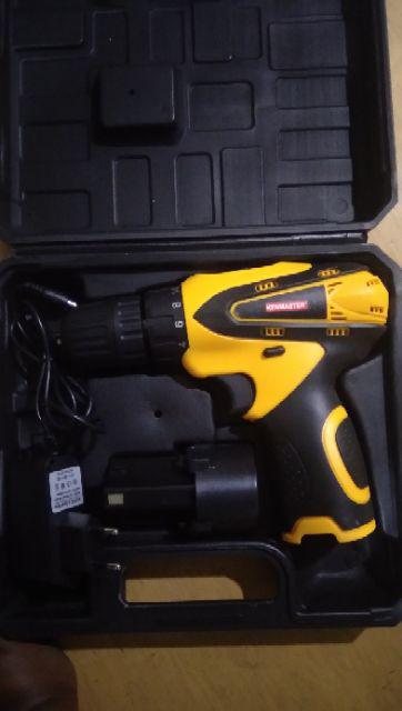 Kenmaster Modern Cordless 12v Mesin 10 Mm Bor Drill