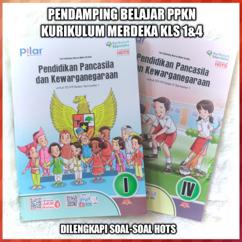 Jual Buku Pendamping Belajar Ppkn Kelas 1and4 Sd Kurikulum Merdeka Pt