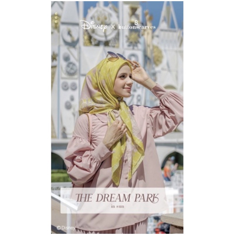 buttonscarves x disney the dream park series sun XL