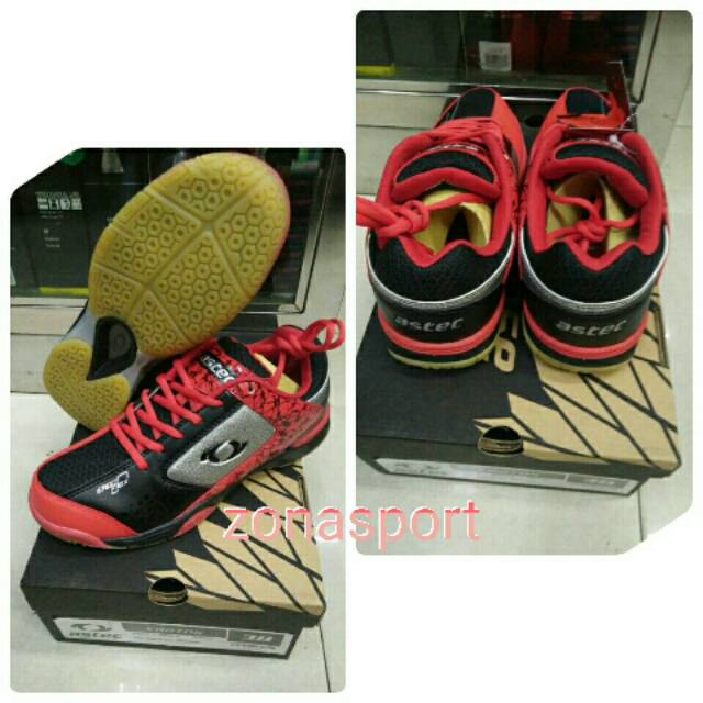 SEPATU BADMINTON ASTEC KRATOS RED - ORIGINAL