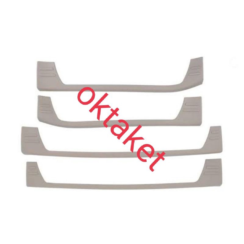 Sillplate samping all new Innova 2016 hitam dan cream