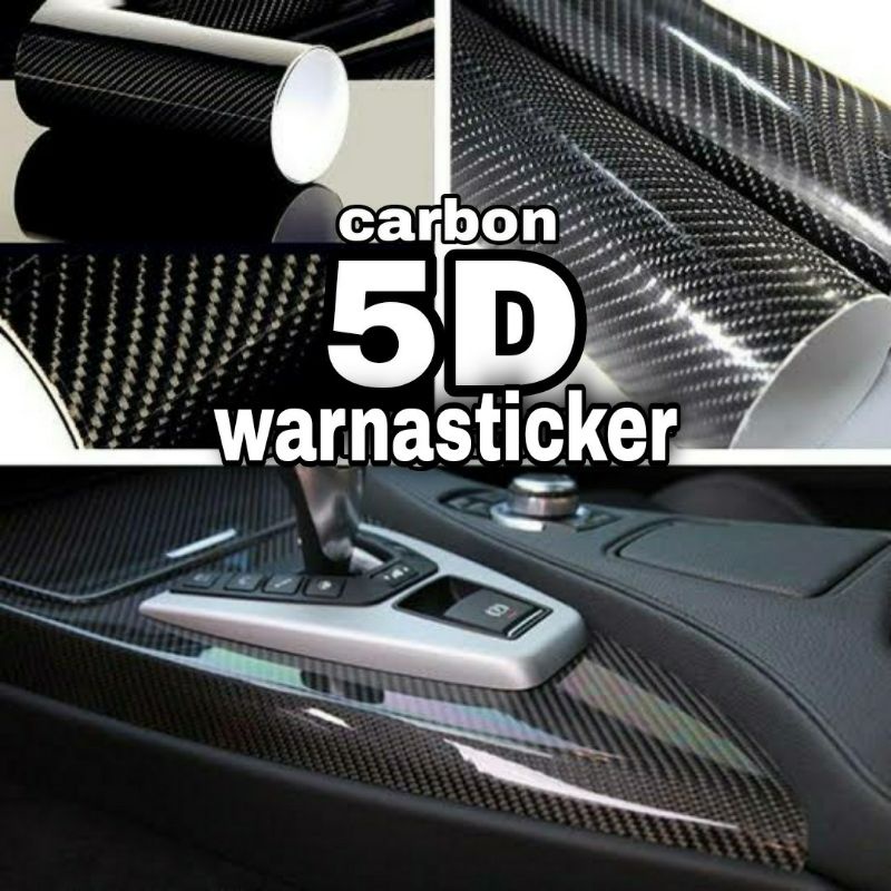 Sticker Skotlet Carbon 5D Skotlet Motor Mobil Otomotif Skotlite Carbon