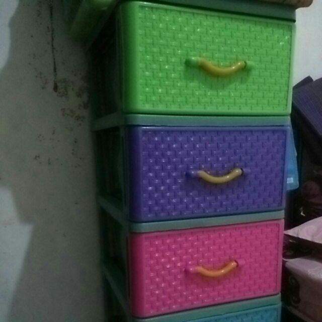 Rak Locker Plastik 5 Susun Multi Club