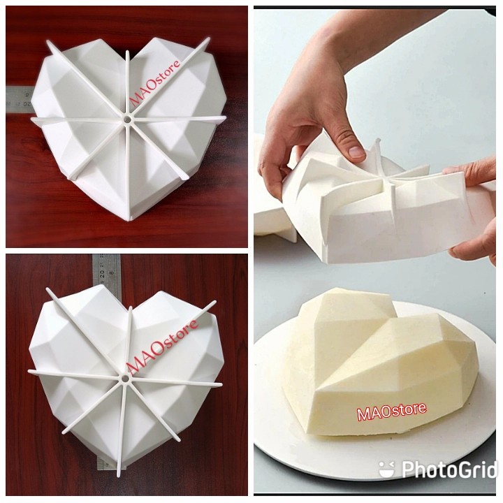 MAOSTORE ORIGAMI SILICONE ENTREMET MIRROR CAKE PINATA CAKE SMASH CAKE