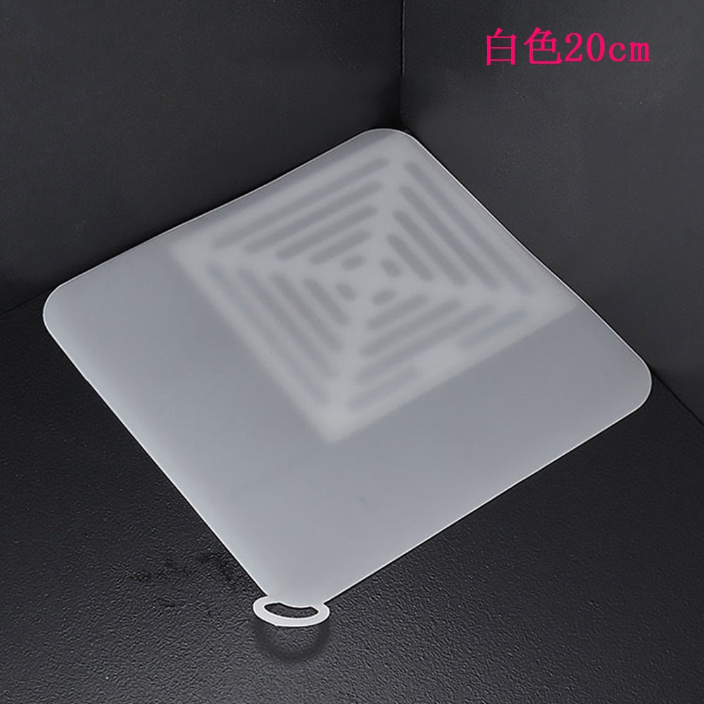 20*20 Cm Floor Drain Deodorizer Kamar Mandi dan Dapur Tahan Serangga Sealing Silicone Selokan Deodoran Stiker