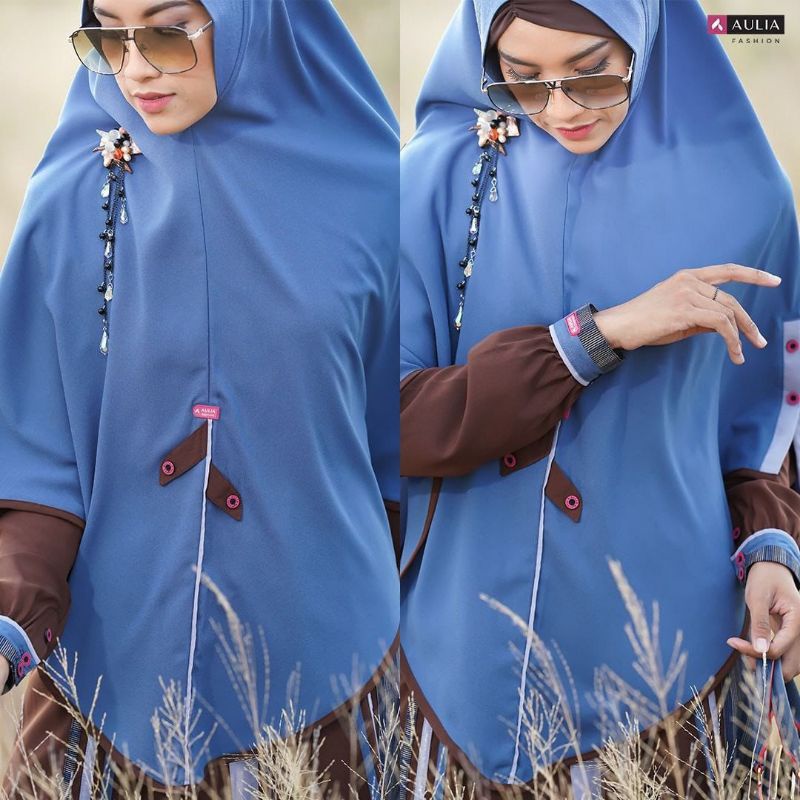 Fashion gamis Aulia ori syar'i syari cocok buat lebaran 2023, warna sangat menarik, favorit semua wa