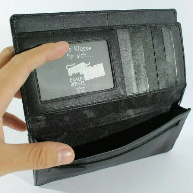 DOMPET KULIT PRIA PANJANG IMPORT BRAUN BUFFEL 7113