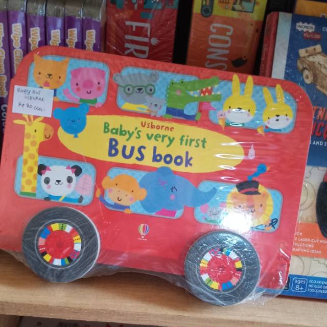 Usborne Baby Very first bus Book / Buku Bayi / Usborne Baby
