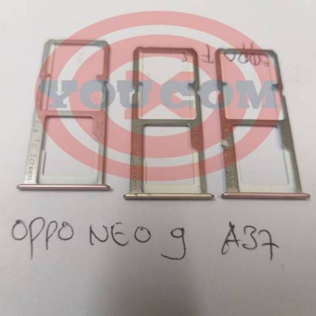 SIMTRAY SIM LOCK CARD TRAY SIMLOCK OPPO A37 NEO 9 A37F SLOT KARTU SIM MEMORY CARD HOLDER TEMPAT SIM