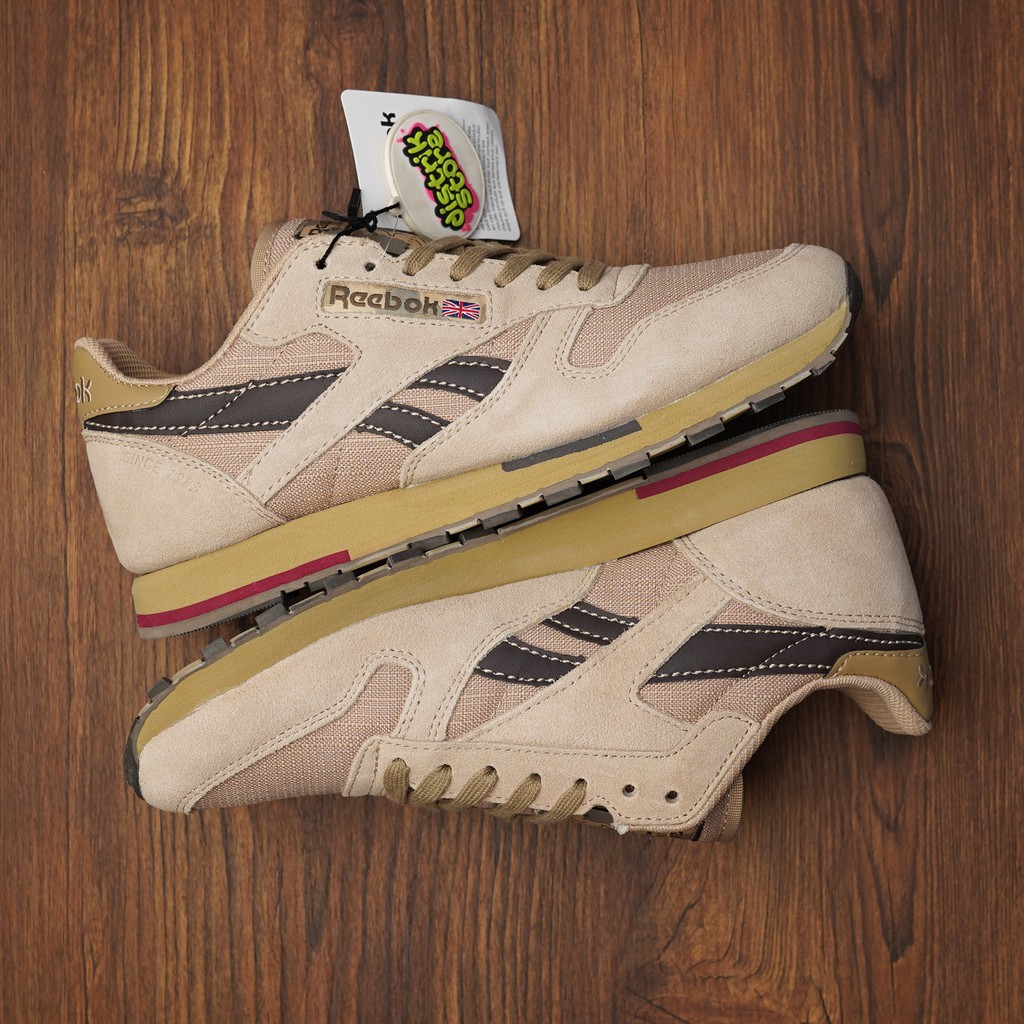 brown reebok classic