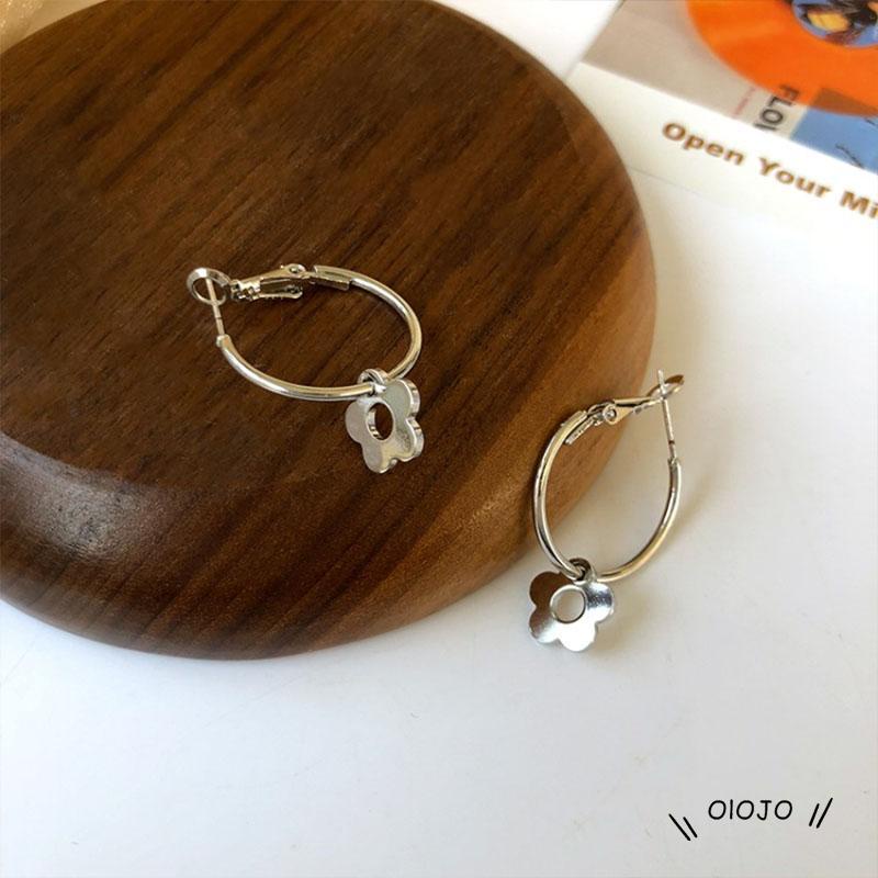 Anting Tusuk Gantung Desain Bunga Hollow Gaya Trendy Untuk Wanita - ol2