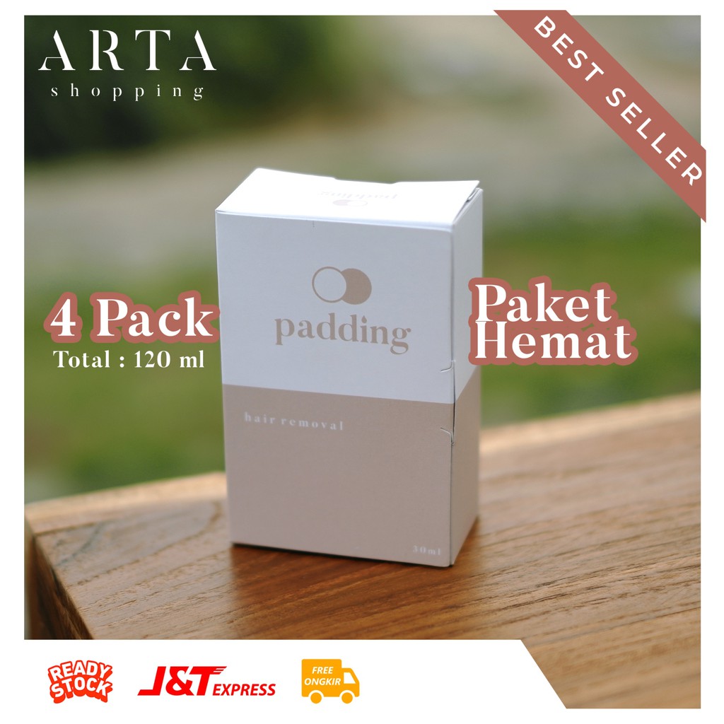 Perontok Bulu Permanen Cream Sugar Waxing Veet Hair Removal Padding - Paket Hemat