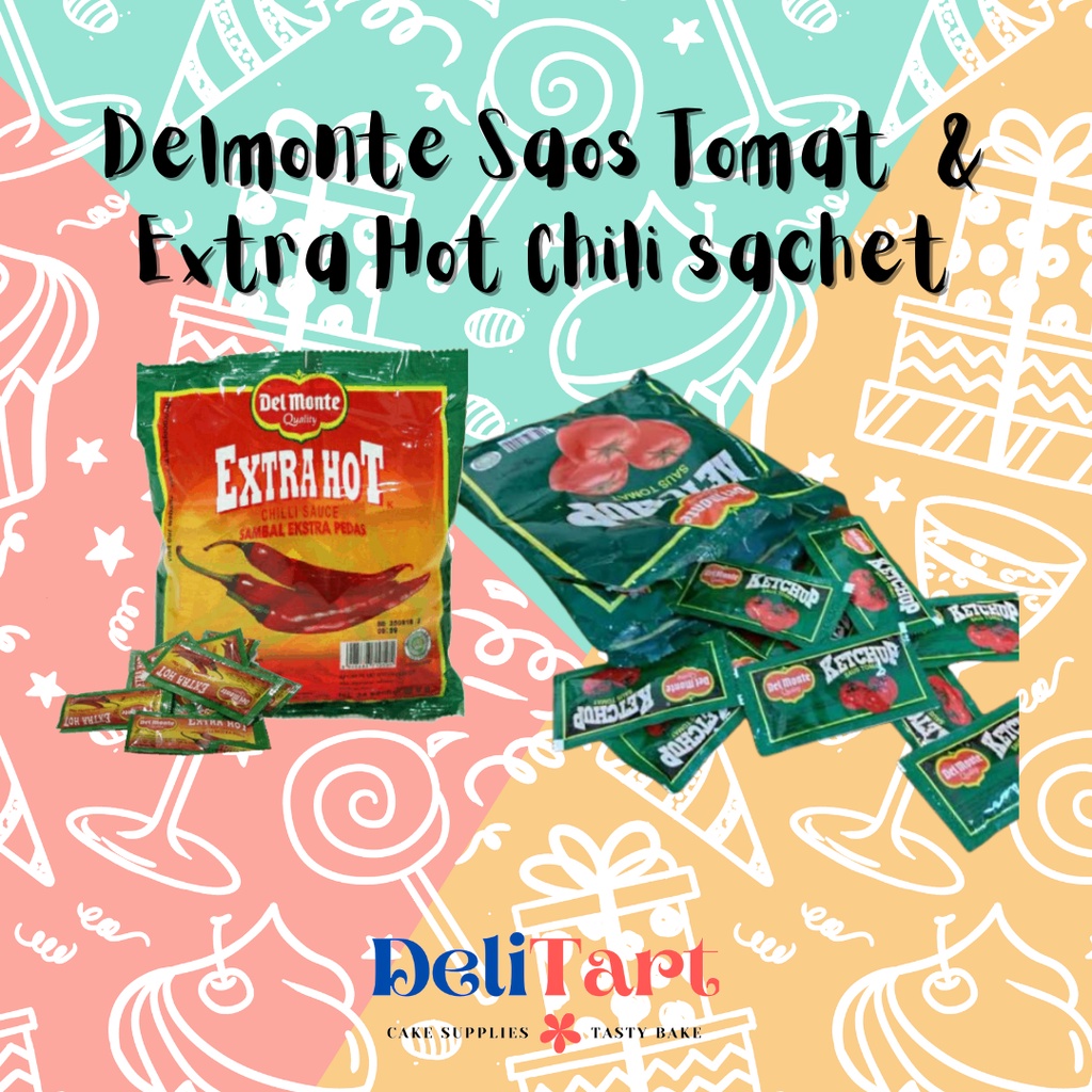 

Delmonte Saos Tomat & Extra Hot Chili sachet