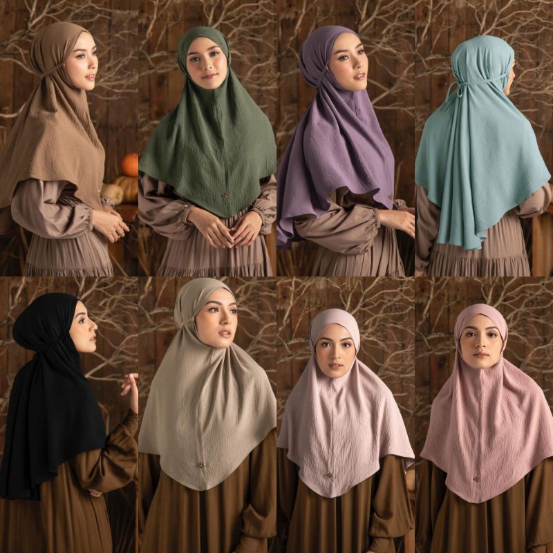 Aluna Bergo - Black Dusty Lilac Dove Mocca Nori Eggshell Toffee- Heaven Lights Heavenlights HL