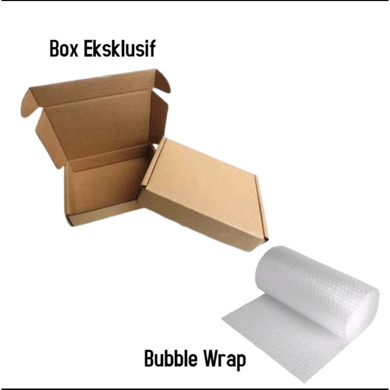 Box Packing Baju / Kertas Kado / Kartu Ucapan SUDAH FREE BUBBLE WRAP -box