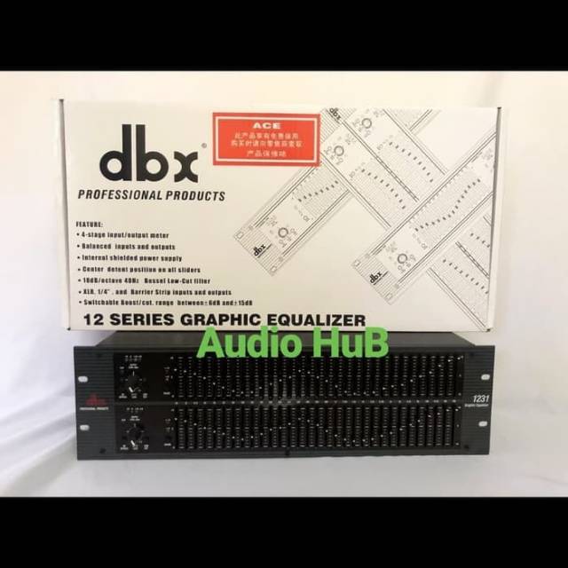 EQUALIZER DBX 1231 EQUALISER Dbx1231