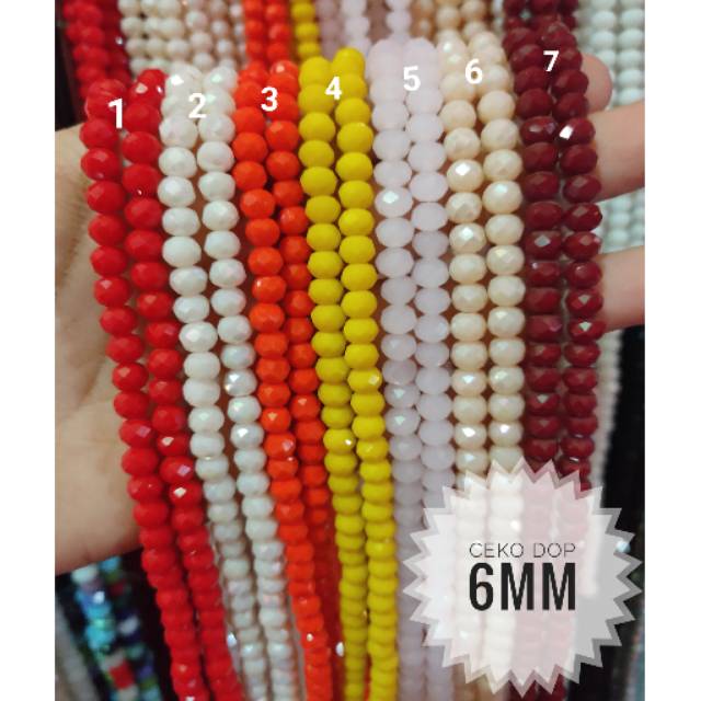 Ceko dop /Kristal dop 6mm