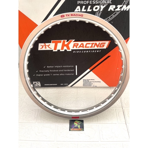 Velg Almunium Ring 17 TK Racing Silver 160-17 Velg 160 Ring 17 TK Racing