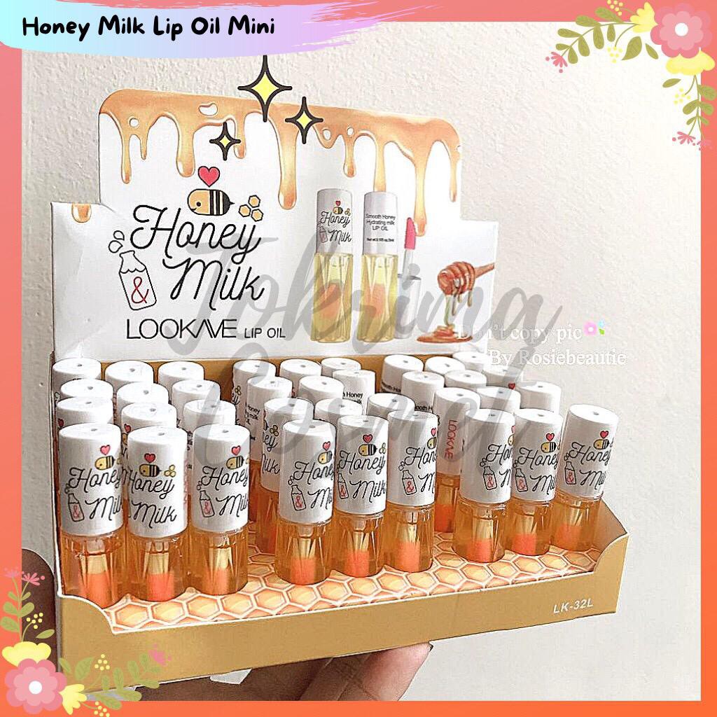 (CYBER) COD TERBARU Mila Color Magic Lipoil Unicorn / Lookave Honey Mini Lipoil