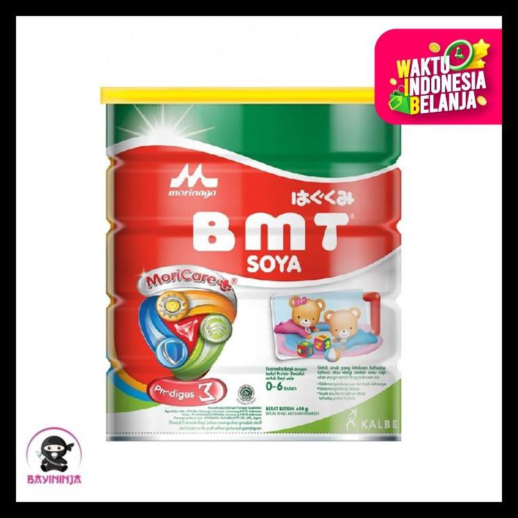 ORIGINAL MORINAGA BMT Soya Susu Formula Tin 600g / 600 g