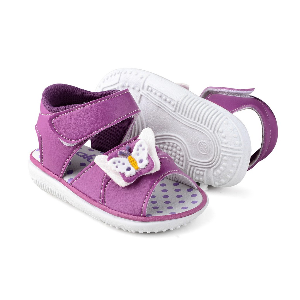 sandal baby girl real pict non LED KSJ UNGU