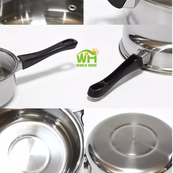 Panci Set 12pcs Panci Set Serbaguna Panci Set Stainless Steel TG-7