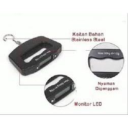 Timbangan Gantung Koper Tas Bagasi Digital Luggage Scale Travel 50kg