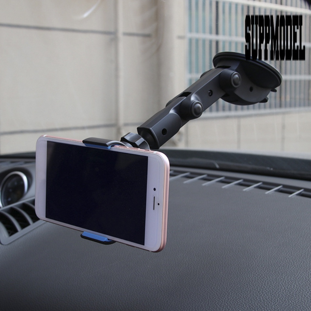 Stand Holder Handphone Universal Dapat Dilipat 360 Derajat Untuk Kaca Depan Mobil