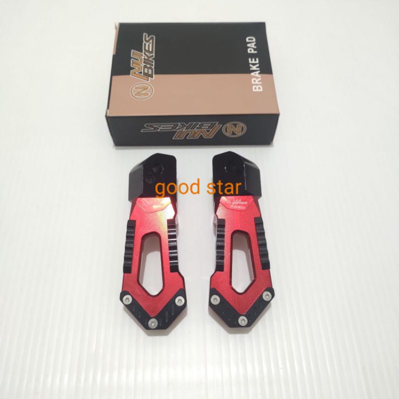 Footstep Belakang Variasi Universal Nmax,Nmax New,Aerox,Lexi,Xmax Merk Nui Bikes