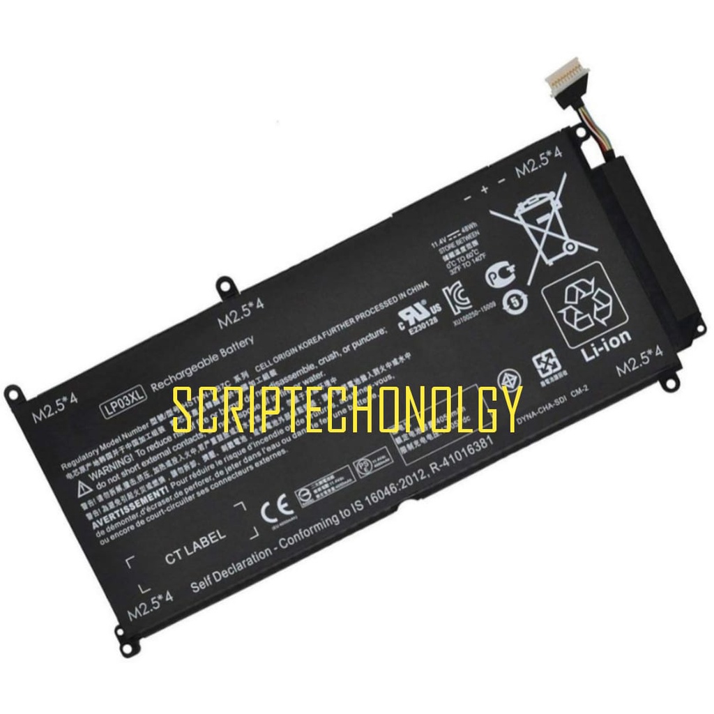 Battery  SC HP ENVY 15-AE000 15-AE M6-P113Dx M6-P 15-ae125tx LP03XL LP03