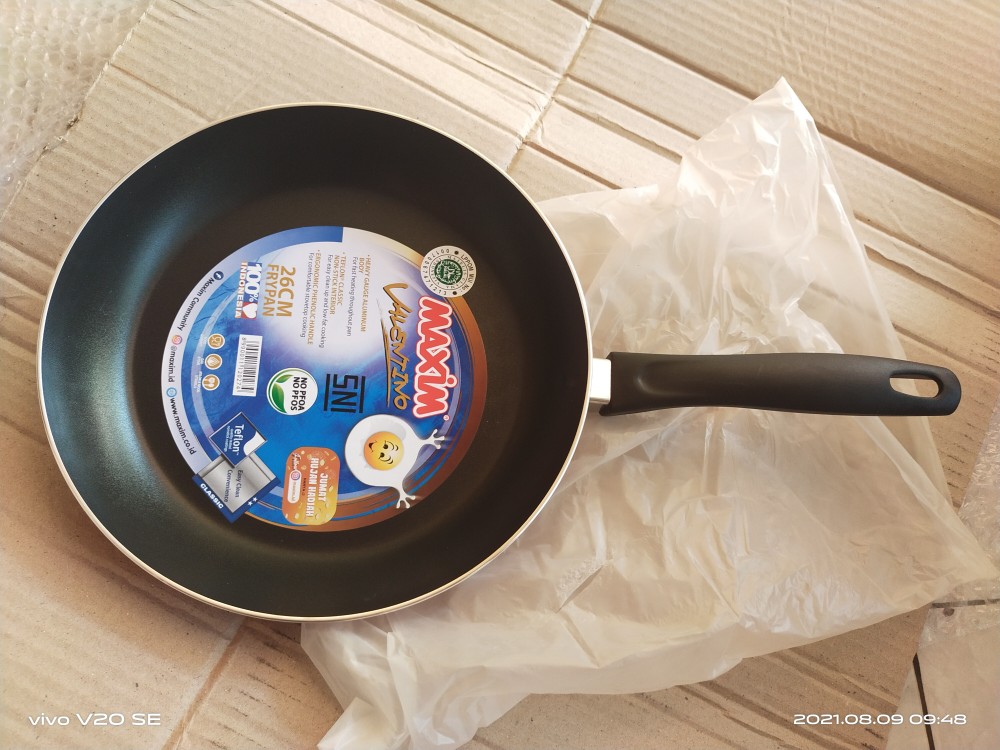 Frypan Maxim Valentino Dengan Diameter 26 Cm Dapat Digunakan Serbaguna Untuk Kebutuhan Penggorengan