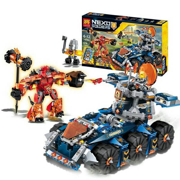 LEGO NEXO SOLDIERS LELE  678 PCS SERI 79308 AUS-0701