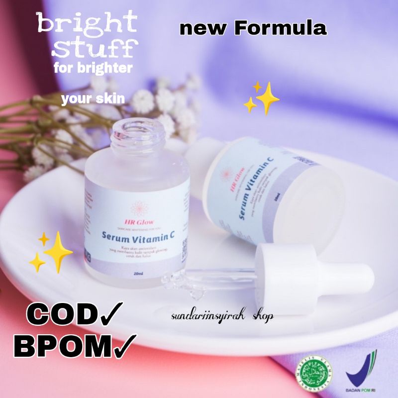 HR GLOW SERUM VITAMIN C |MENCERAHKAN |GLOWING GLASS SKIN