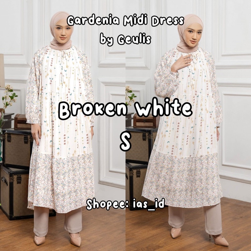 Gardenia Midi Dress by Geulis