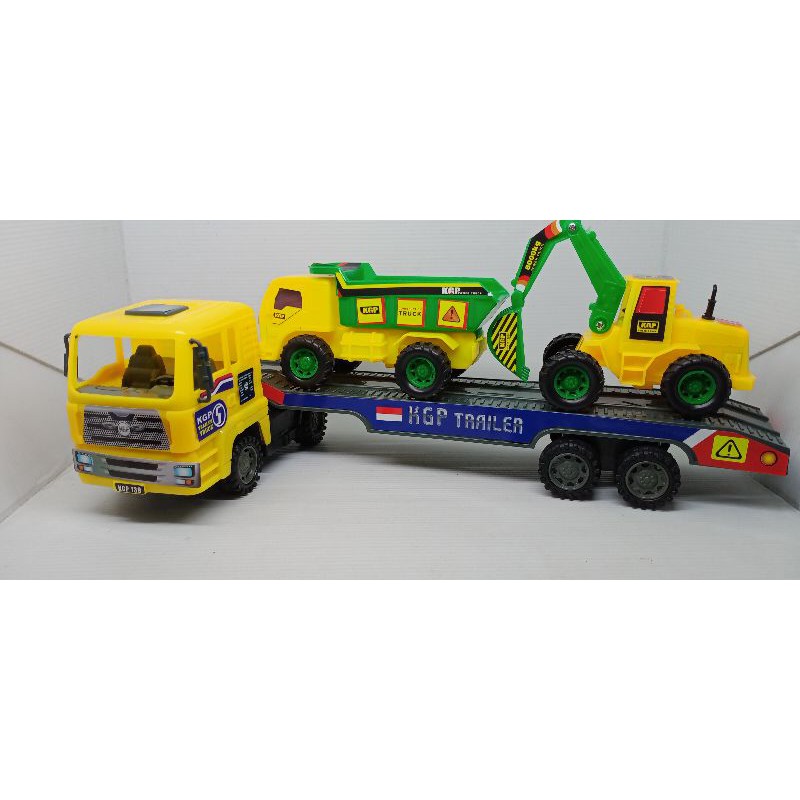 mainan anak-anak laki laki murah berkualitas mobil truk konstruksi/tronton/trailer proyek/toys