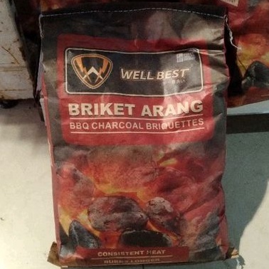 

Well Best Briket Arang BBQ Charcoal Briquettes 2.5kg