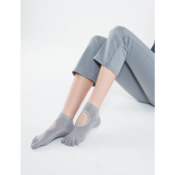 SKULLPIG Yoga Toe Sock Gray