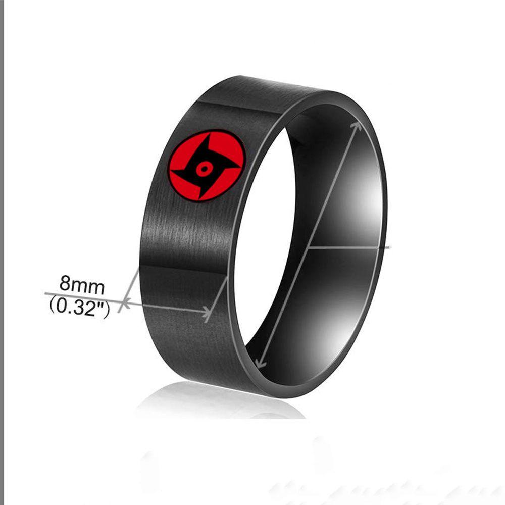 Nickolas1 Cosplay Cincin Desain Kartun Kepribadian Hadiah Anak Laki-Laki Itachi Gadis Perhiasan Aksesoris