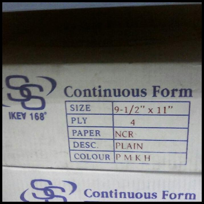 

Kertas Continous Form 4 & 5 Ply