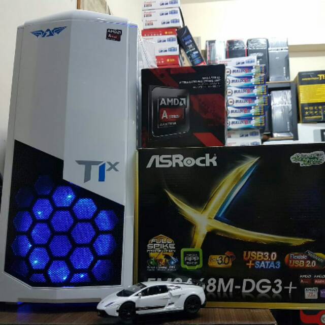 CPU PC GAMING AMD A8 7650 / RAM 8 GB / HDD 500 GB / EDITING