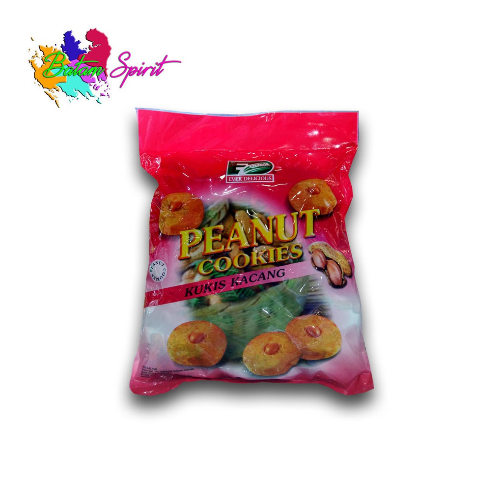 

EVER D.COOKIES PEANUT 400GR *40PCS